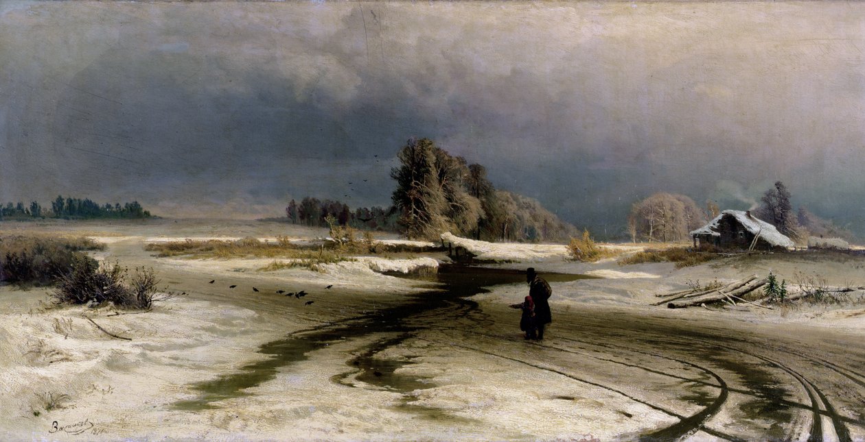 Il disgelo, 1871 da Fedor Aleksandrovich Vasiliev
