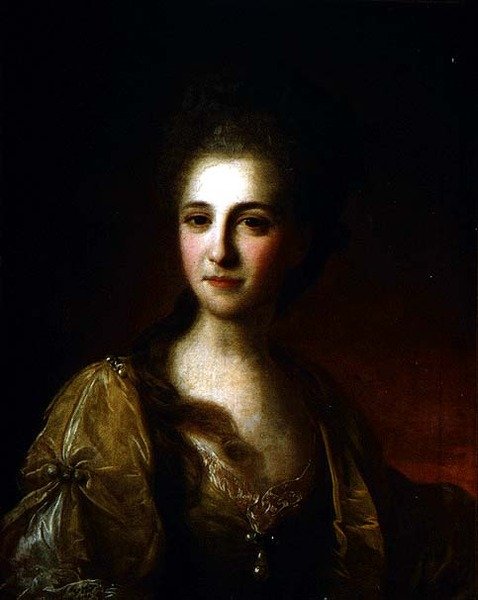 Ritratto di una Donna Sconosciuta, c.1770 da Fedor Stepanovich Rokotov
