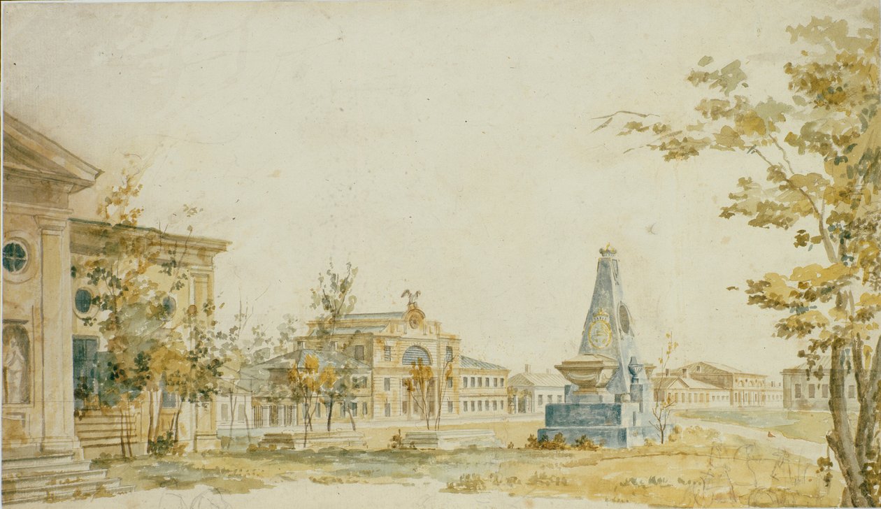 La piazza di Kherson, 1797 da Fedor Yakovlevich Alekseev