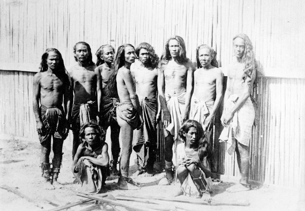 Dacoits catturati nella giungla di Ye U, c.1880 da Felice Beato