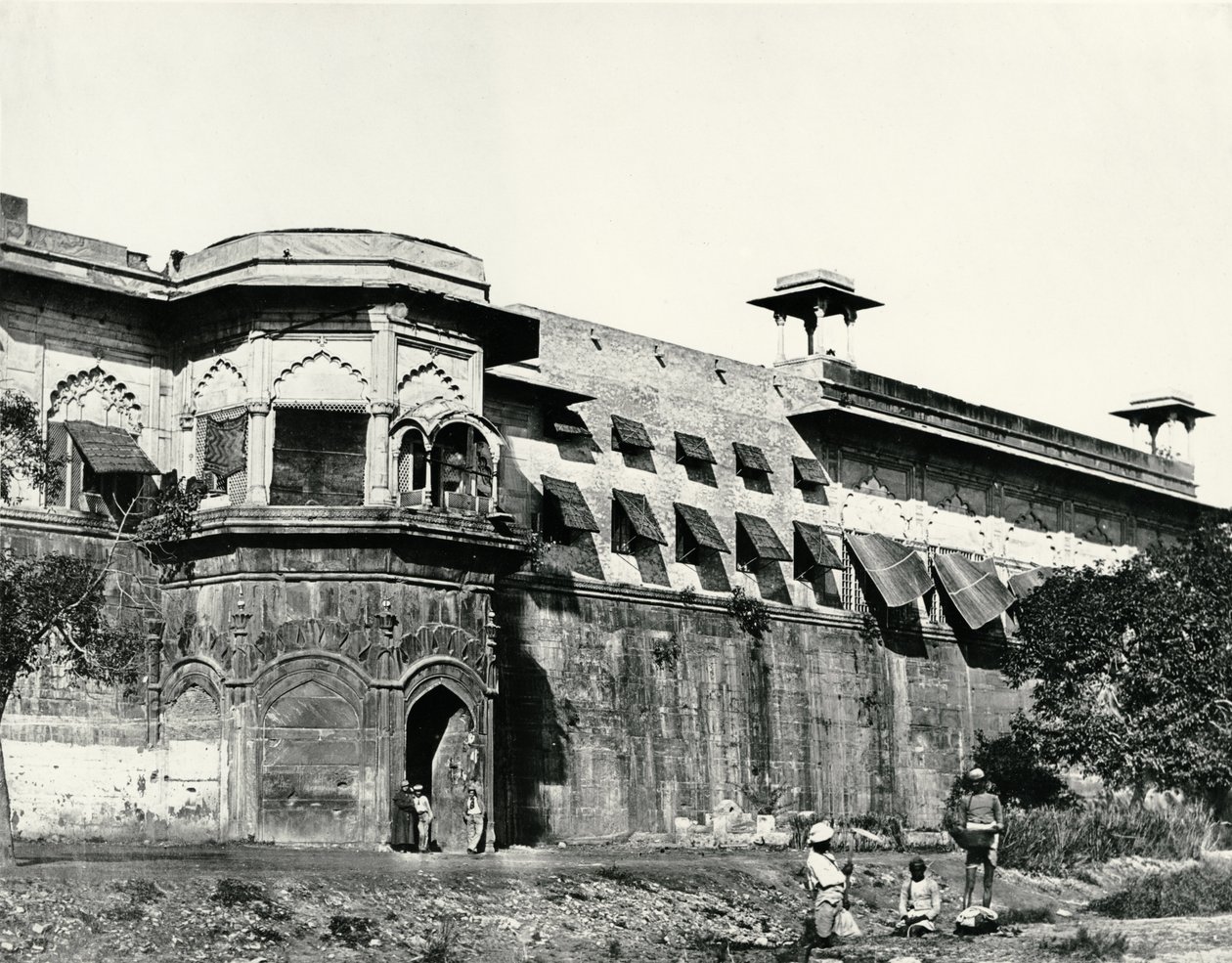 Palazzo, Delhi, c.1858 da Felice Beato