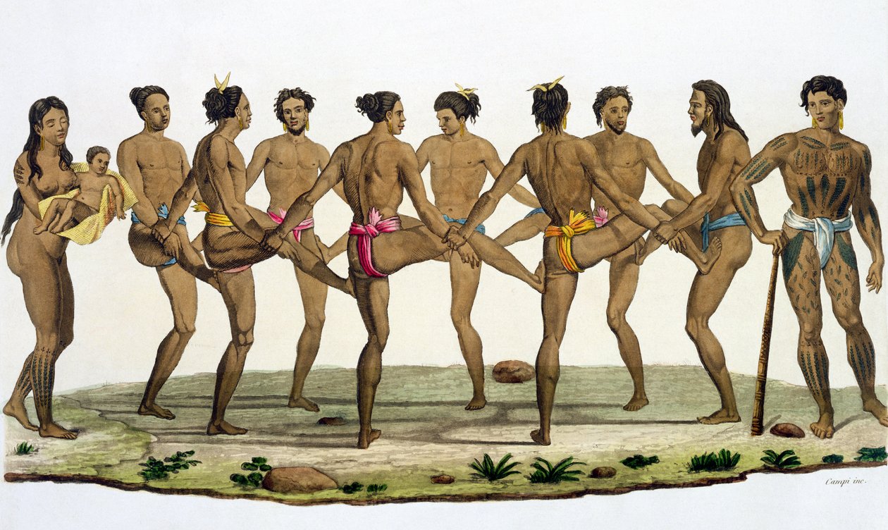 Danza degli isolani Caroline, tavola 22 da 