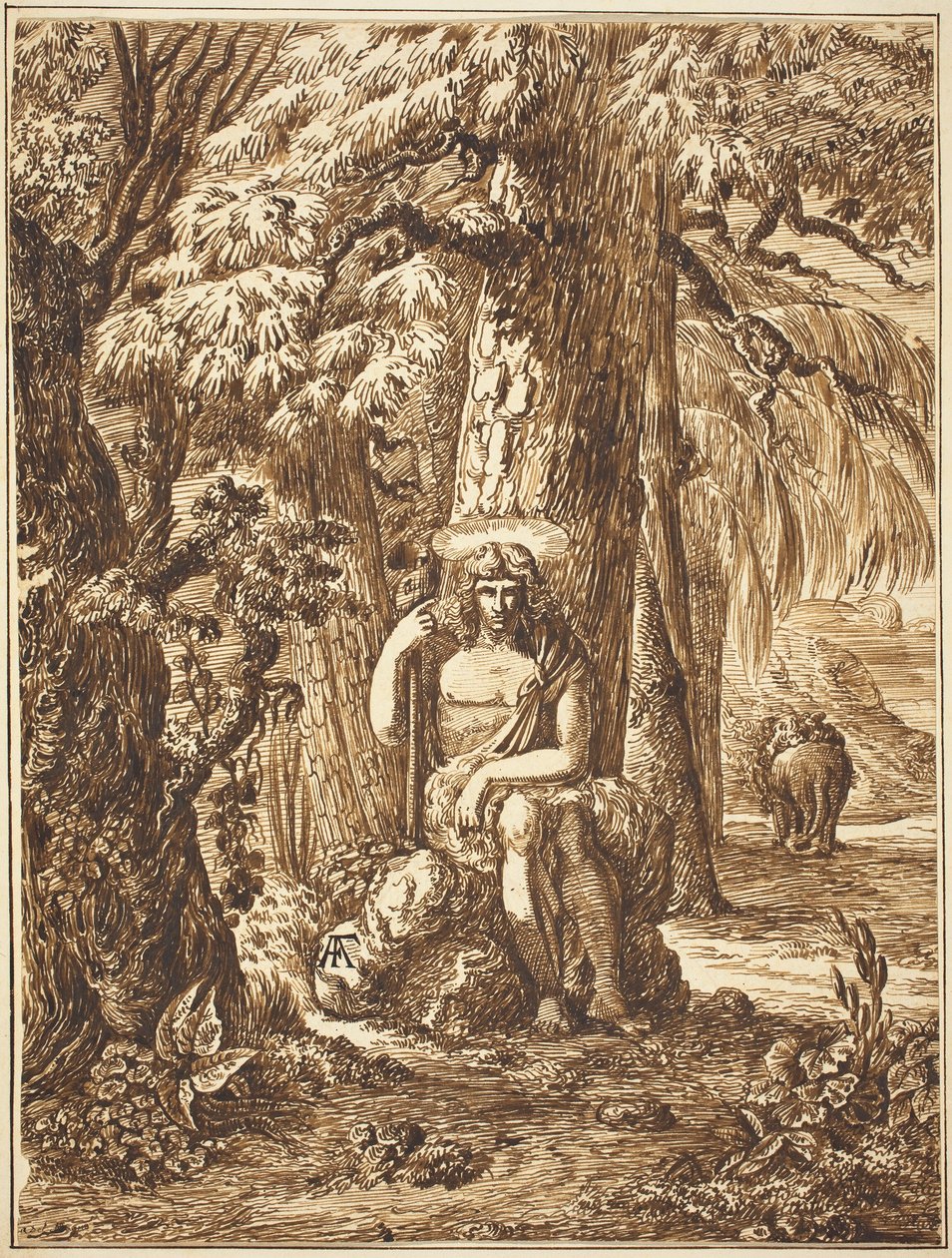 San Giovanni Battista nel Deserto da Felice Albites