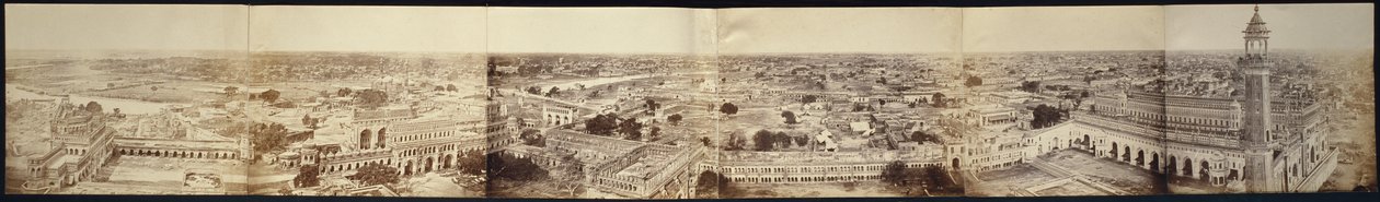 (Panorama di Lucknow, preso dal Palazzo Kaiserbagh) da Felice Beato