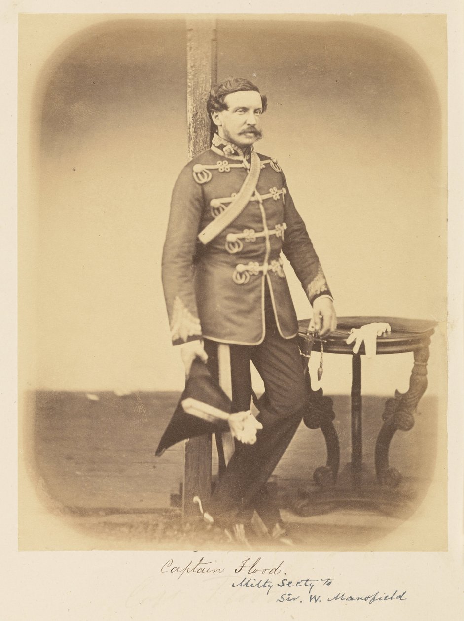 Capitano Flood, Segretario Militare di Sir W. Mansfield da Felice Beato