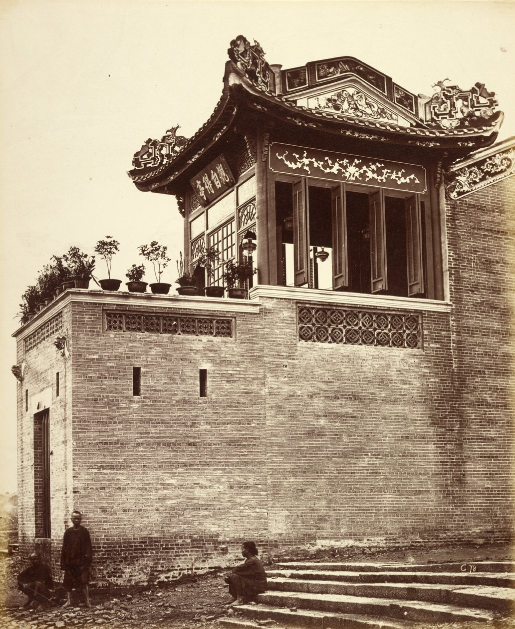 [Casa del mercante cinese, Canton, Cina]. da Felice Beato