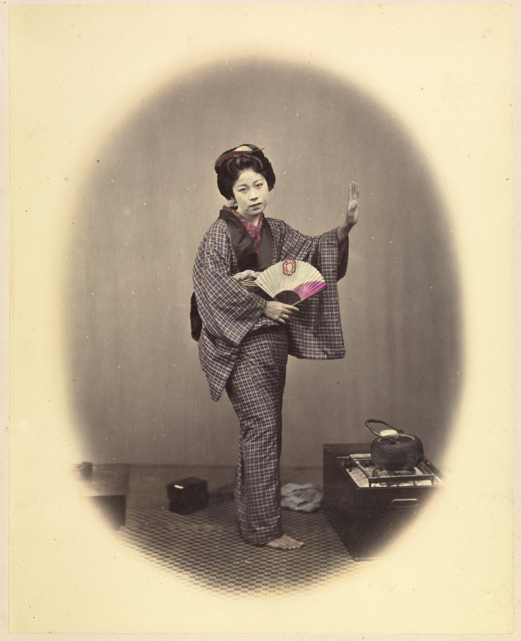 Ragazza che balla 1868 Felice Beato da Felice Beato