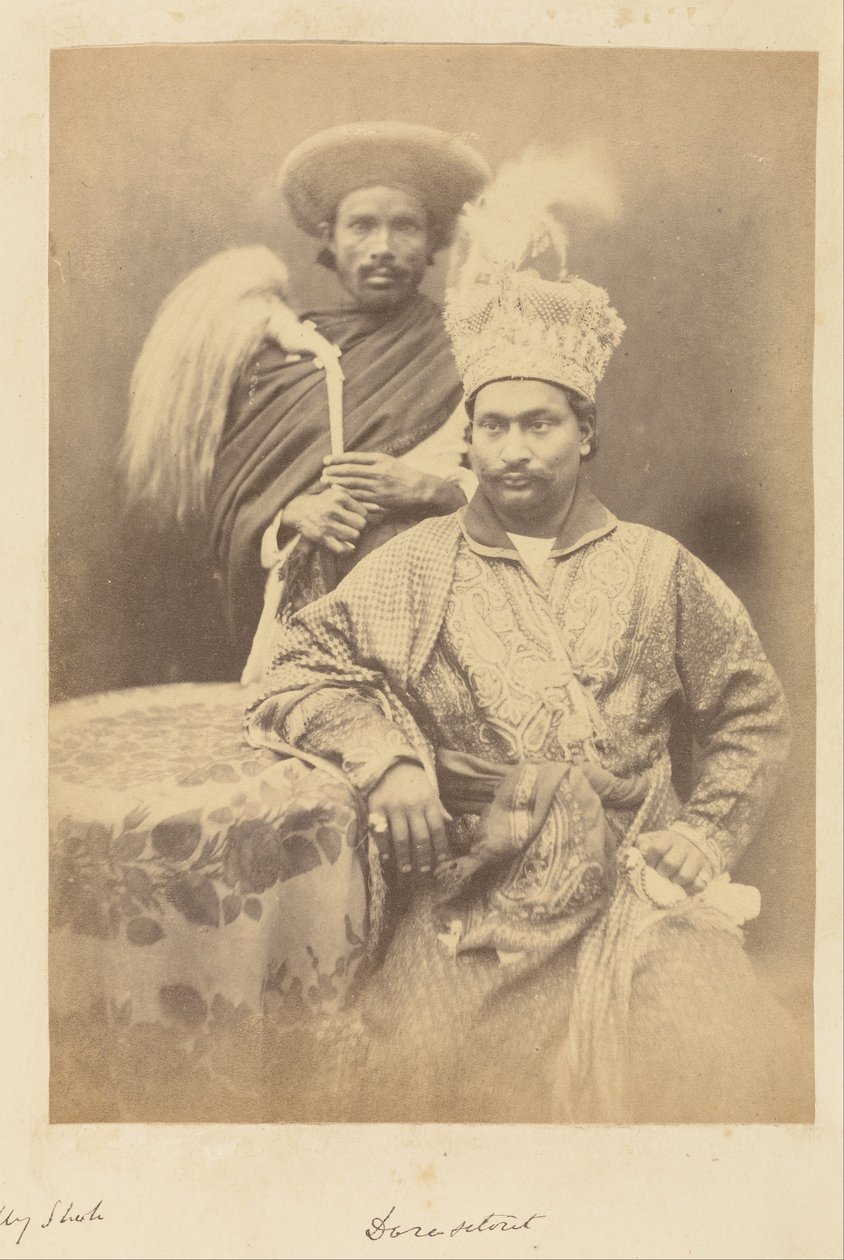 [Doresetoter, figlio di Umjud Ally Shah, e il suo servitore]. da Felice Beato