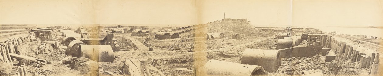 Interno del Forte Nord Taku dopo la sua cattura il 21 agosto 1860 da Felice Beato
