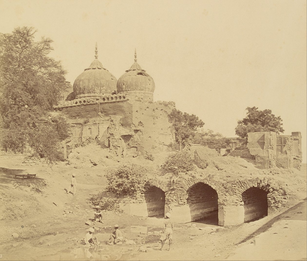 Moschea vicino alla Batteria della Dogana da Felice Beato