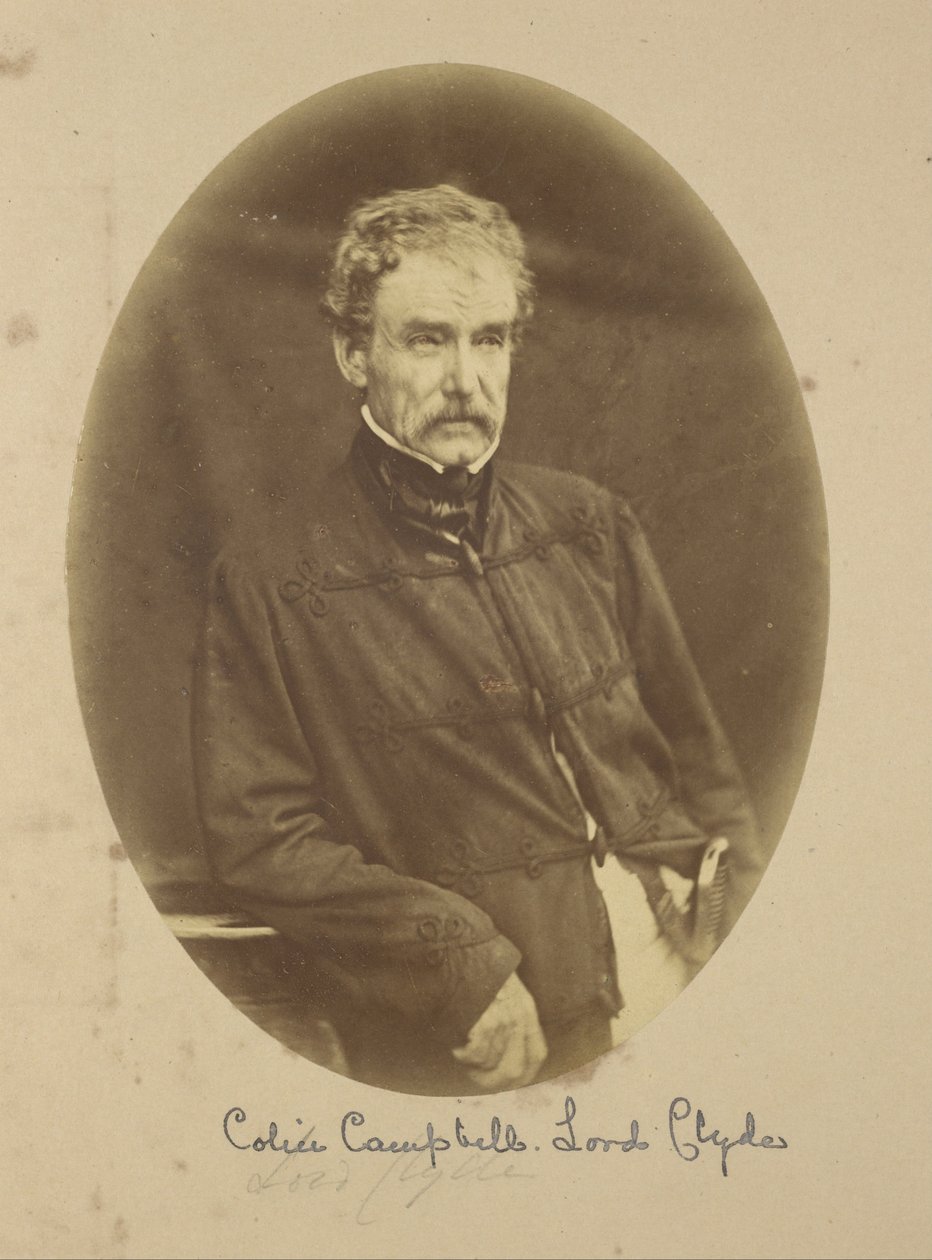 Ritratto di Sir Colin Campbell Lord Clyde, Comandante in Capo in India da Felice Beato