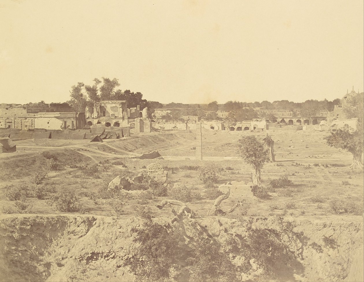 Posizione della Batteria della Dogana da Felice Beato