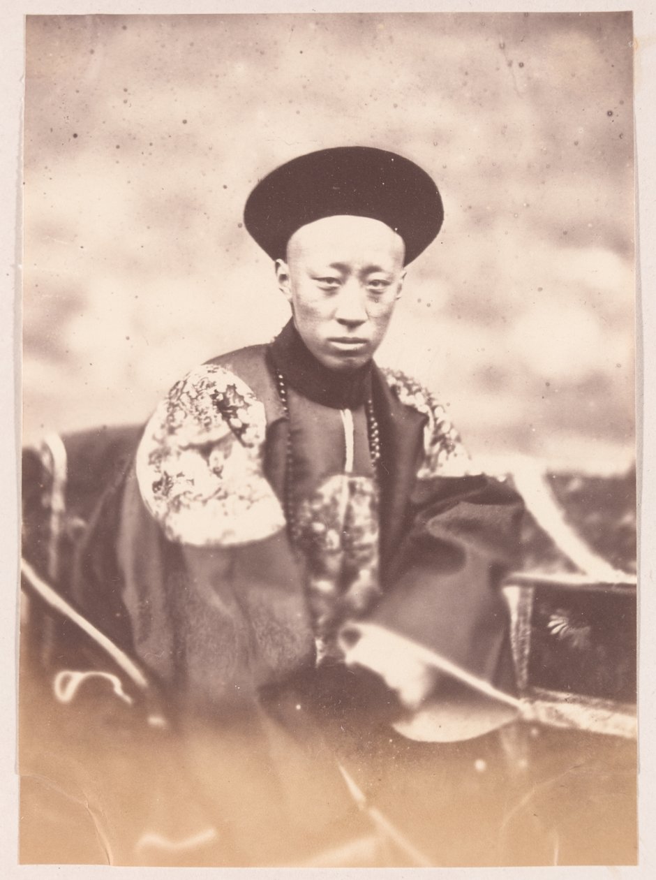 Principe Gong Qinwang della Cina, 1860 da Felice Beato