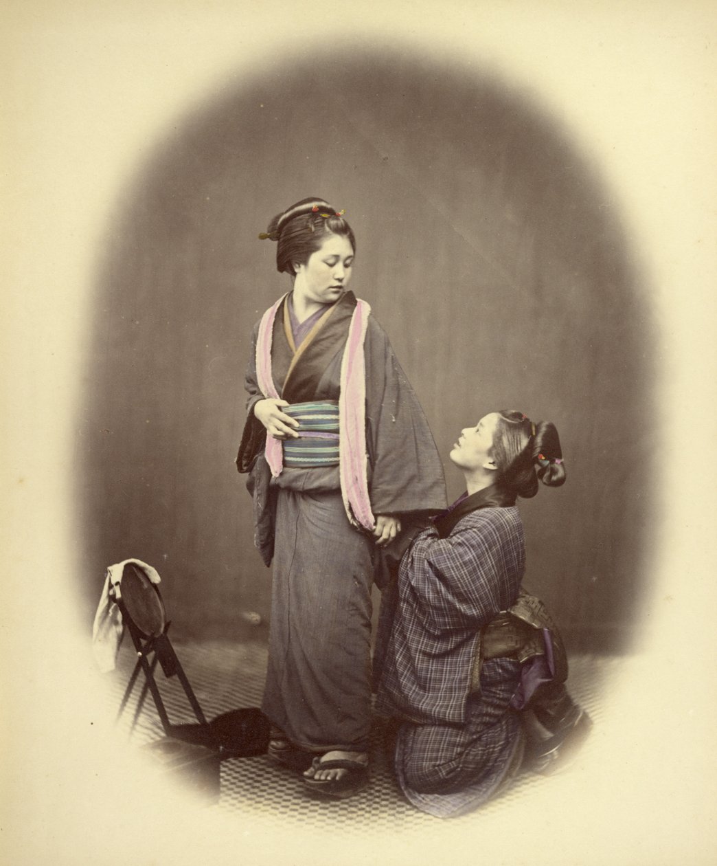 Indossare l’Obi, o la fascia da Felice Beato