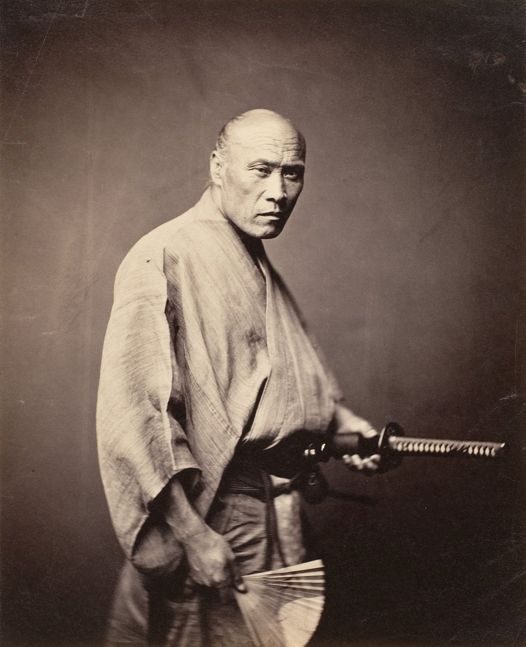 Samurai, Yokohama, 1864-65 da Felice Beato