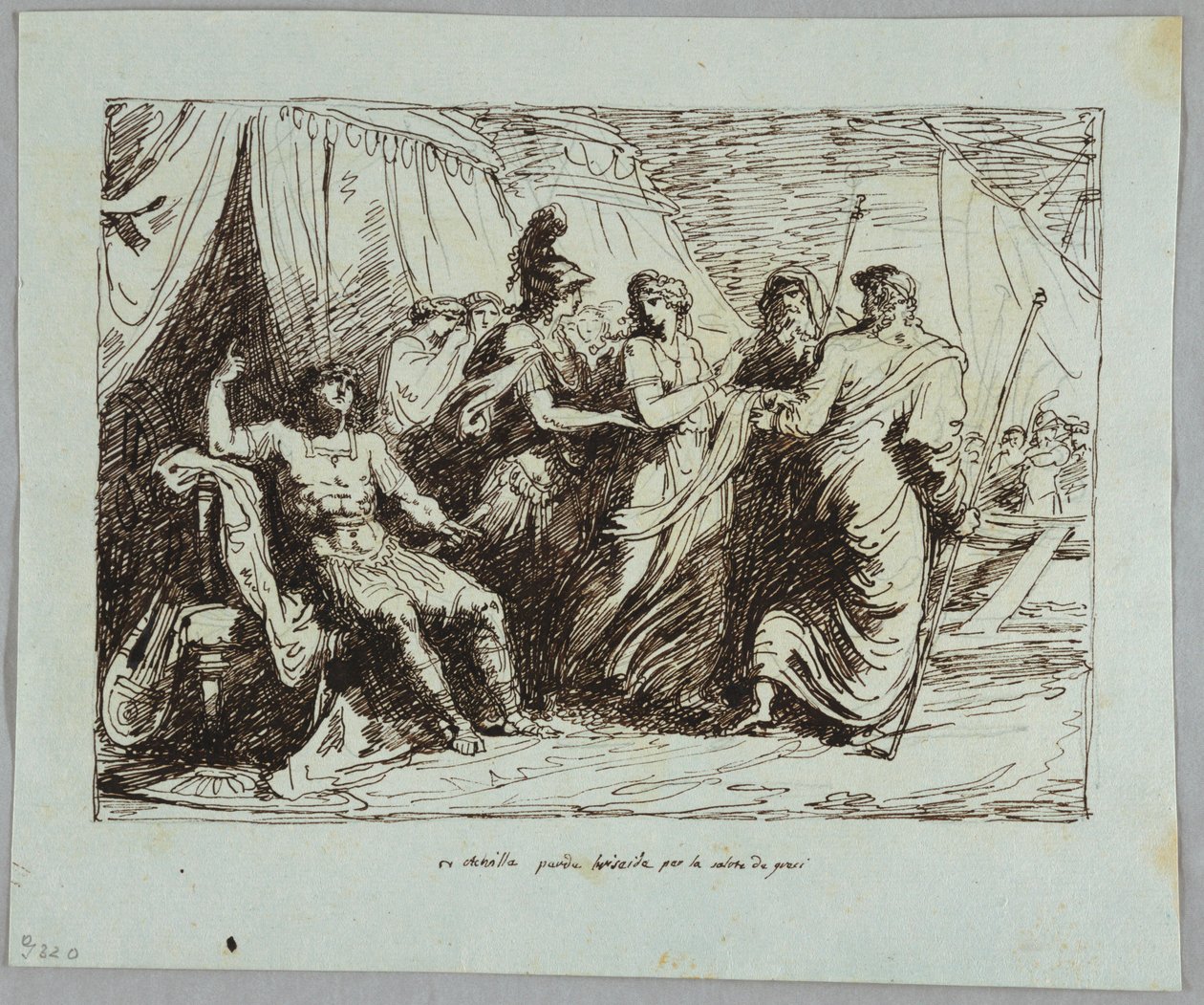 Achille cede Briseide da Felice Giani