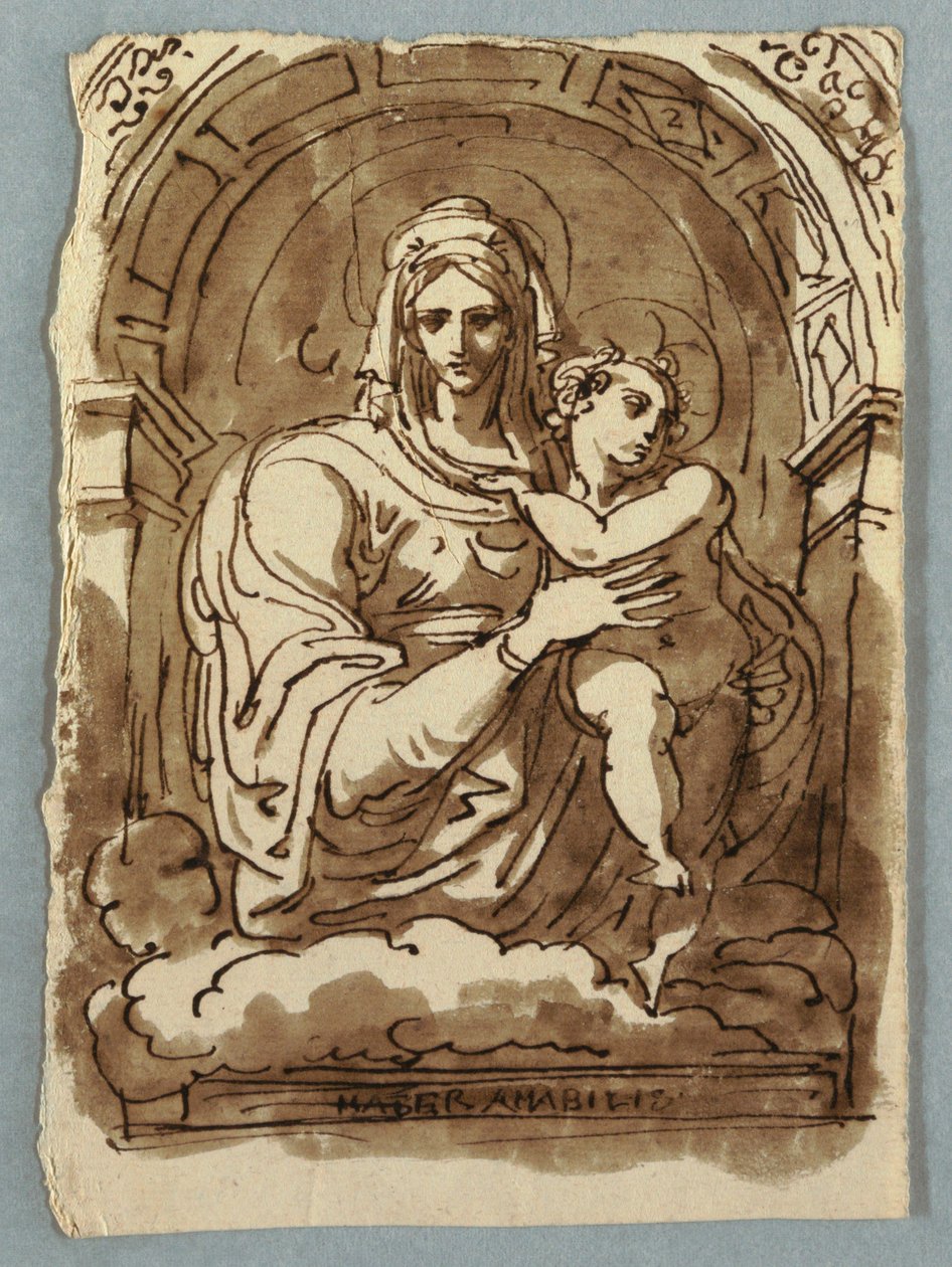 Madonna con bambino da Felice Giani