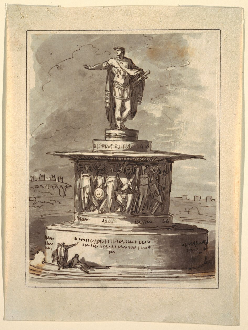 Progetto per un monumento per Foro Bonaparte, Milano, 1800 da Felice Giani