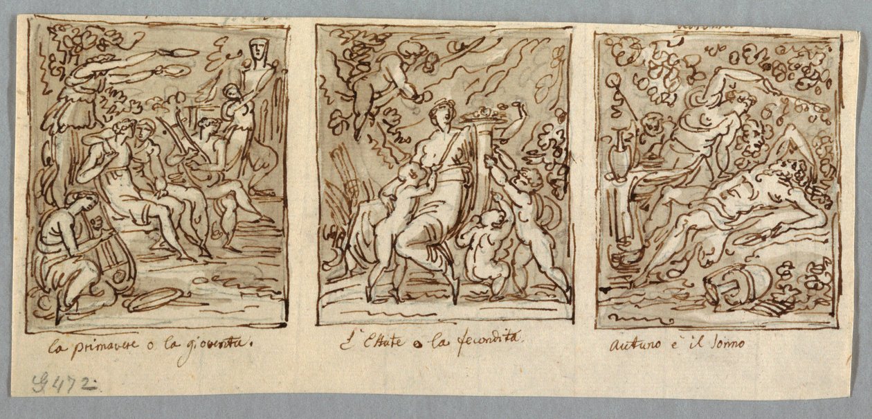 Primavera, Estate, Autunno da Felice Giani