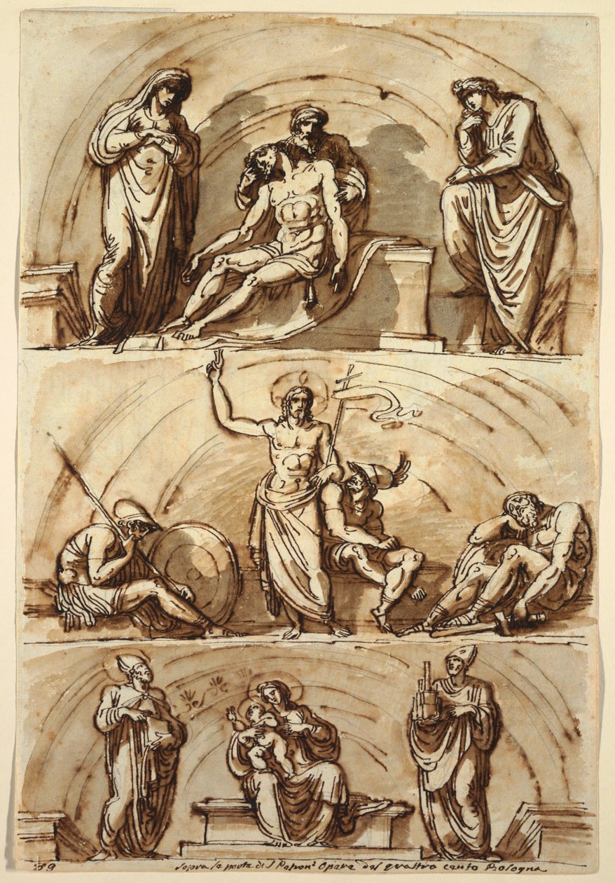 Studi dopo i lunotti da Felice Giani