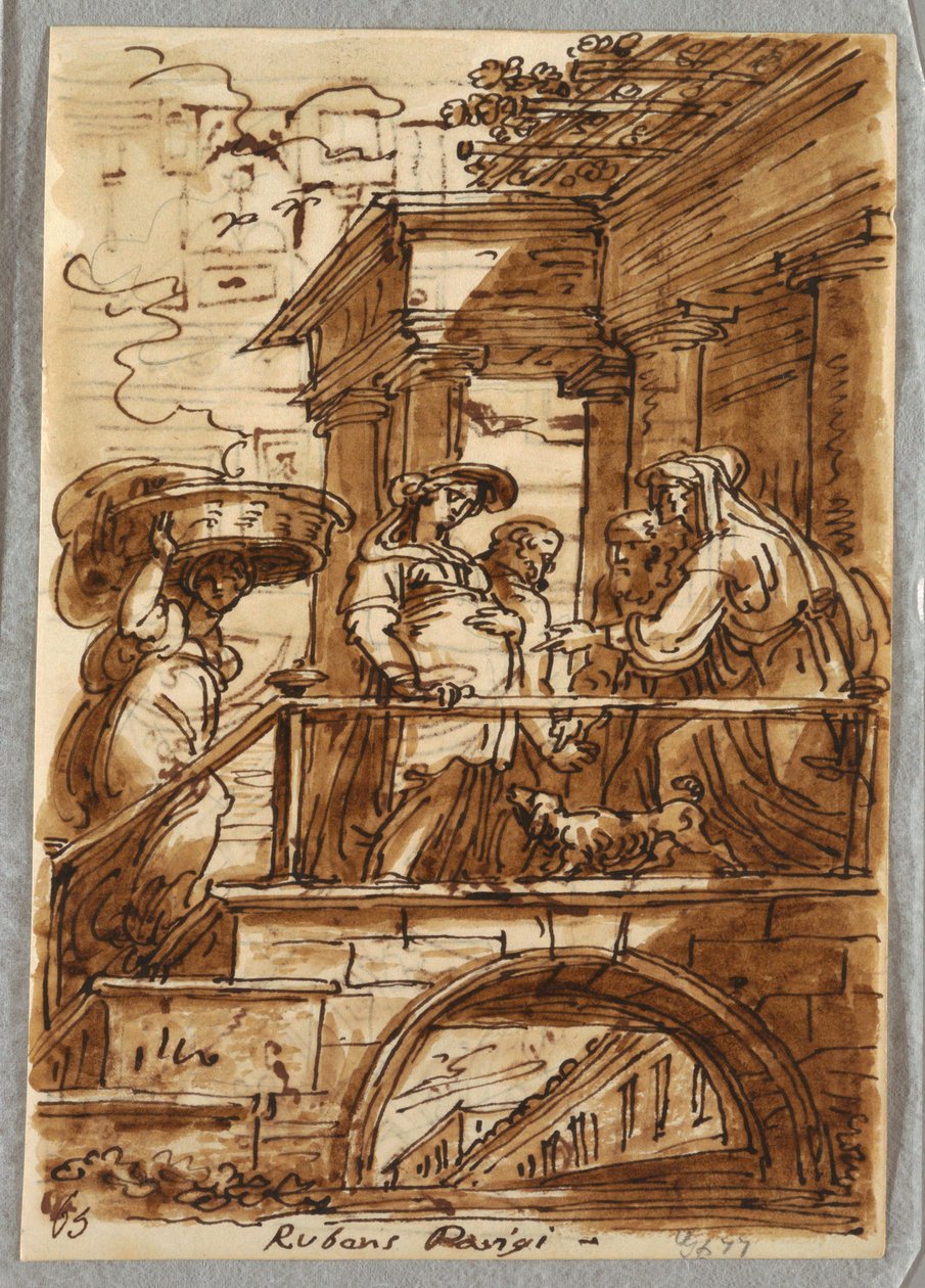 Studio della Visitazione, dopo Peter Paul Rubens da Felice Giani