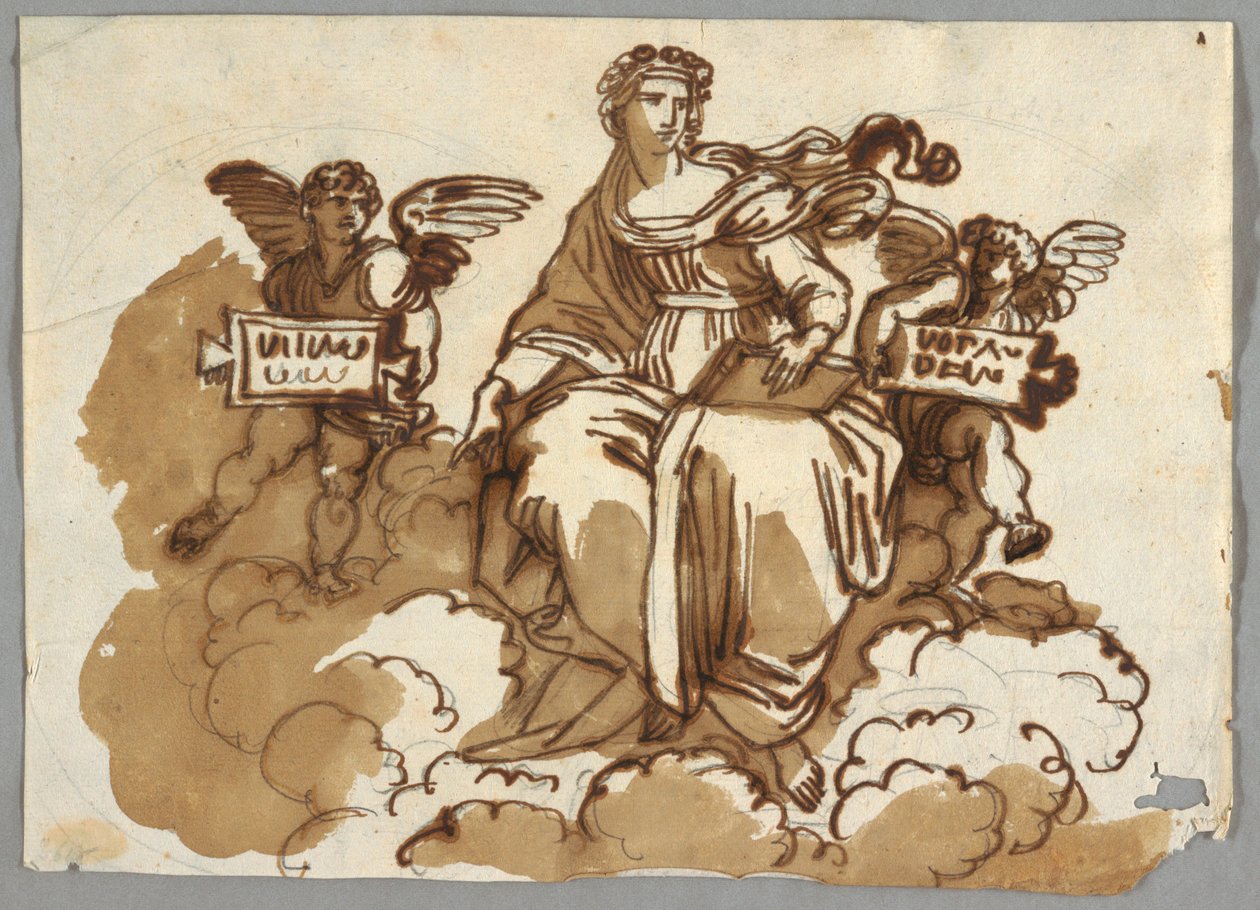 Teologia, dopo Raffaello Sanzio, Stanza della Segnatura, Vaticano da Felice Giani