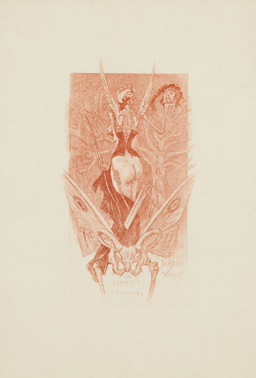 Diaboli Virtus in Lombis da Félicien Rops