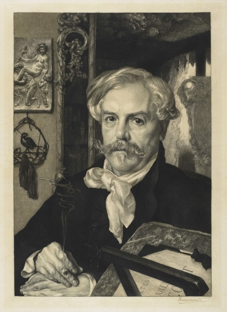 Edmond de Goncourt da Felix Bracquemond