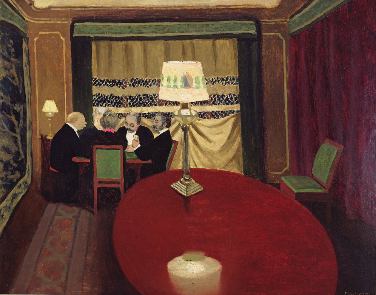 Un giro di poker, 1902 da Felix Edouard Vallotton