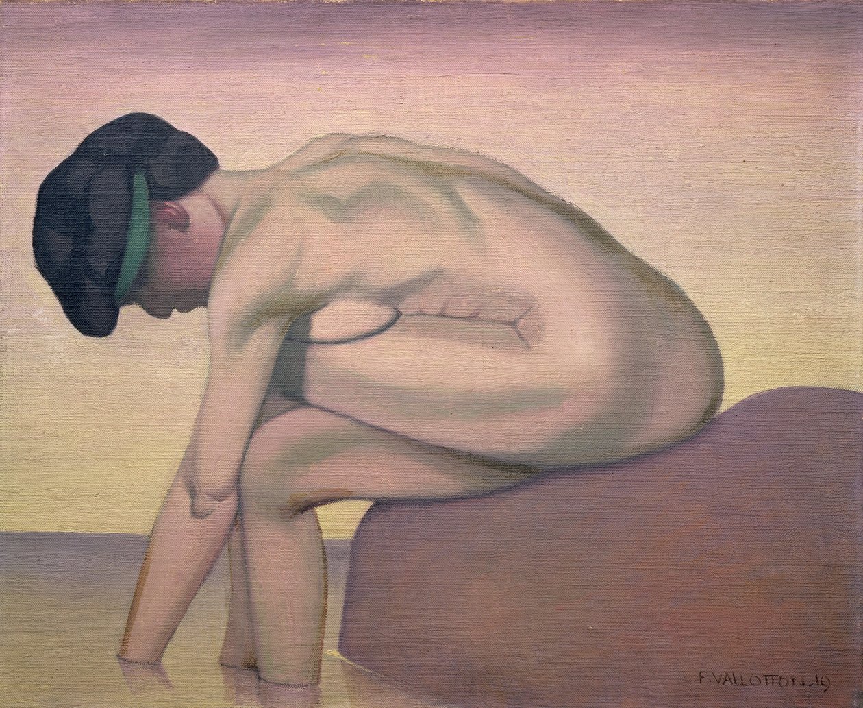 Il bagnante, 1919 da Felix Edouard Vallotton