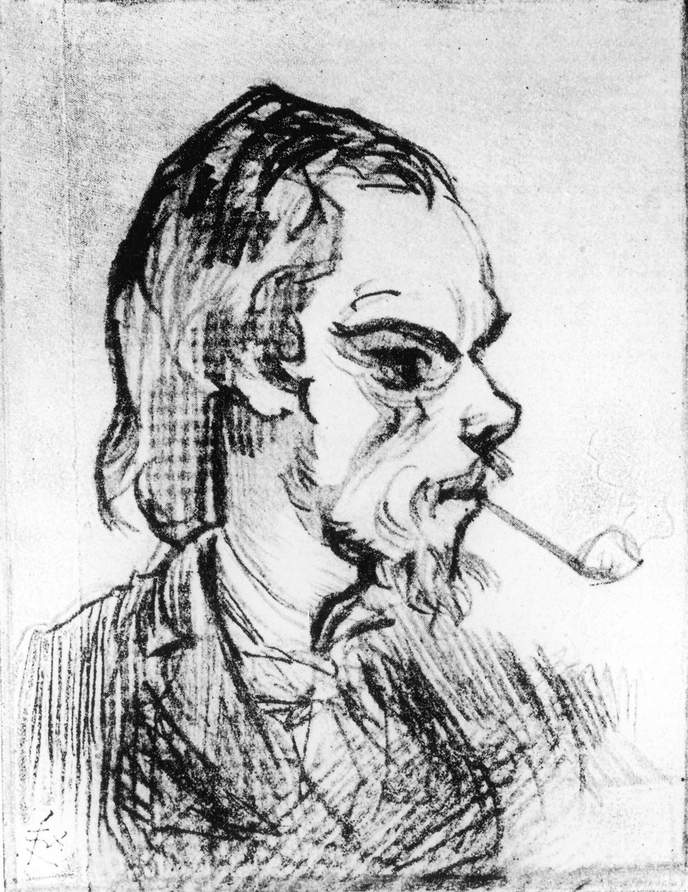 Ritratto di Paul Verlaine a 25 anni, 1869 da Felix Regamey