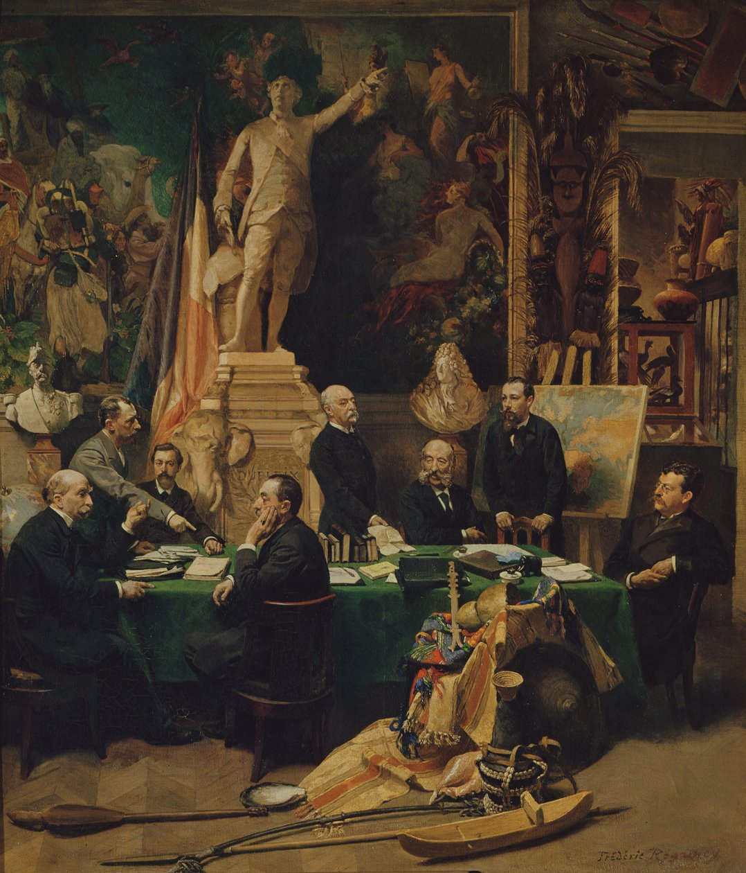 I delegati coloniali e Jules Ferry da Felix Regamey