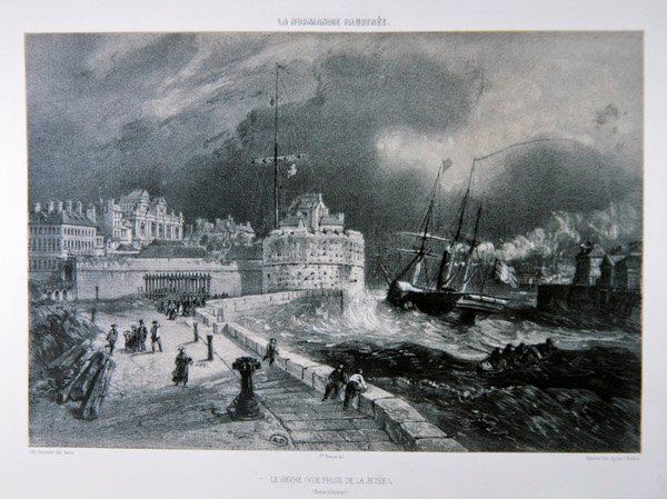 Il molo di Le Havre, dal primo volume di 
