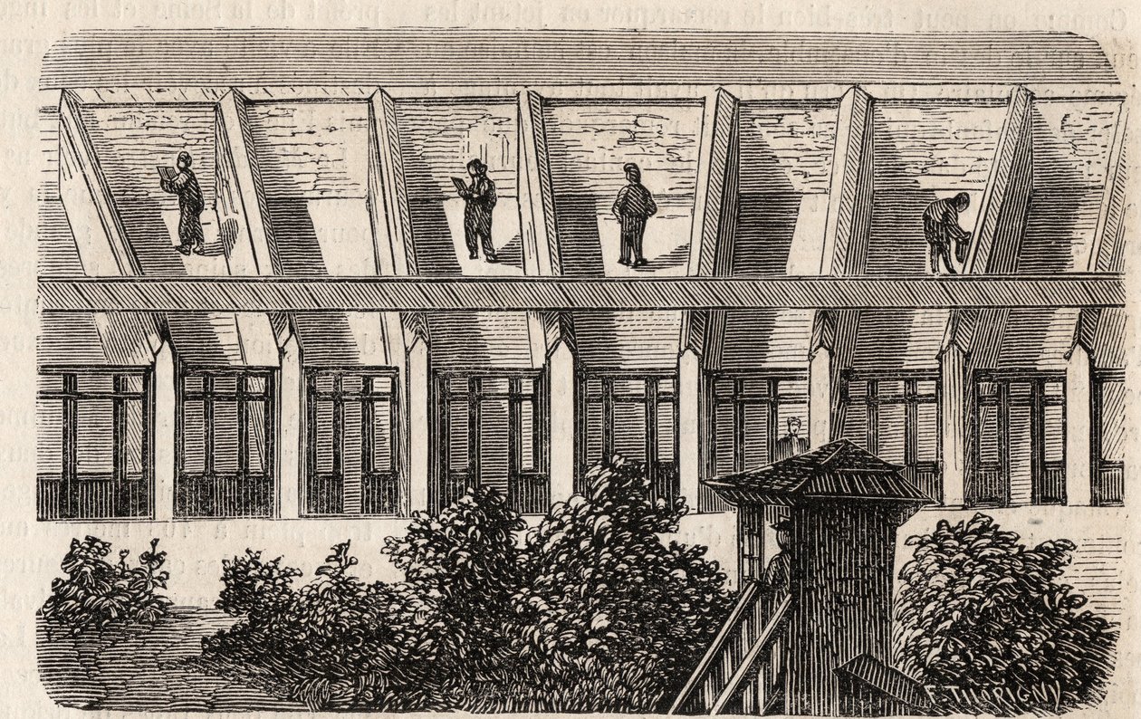 Parigi - Prigione de la Petite Roquette (prigione per donne e adolescenti) da Felix (after) Thorigny