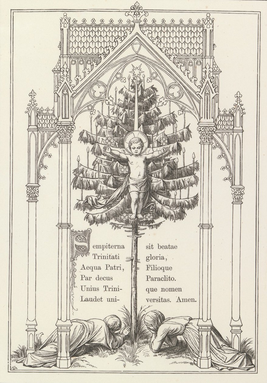 Sogno di Natale. Una festa, 1867 da Felix A. Joerdens