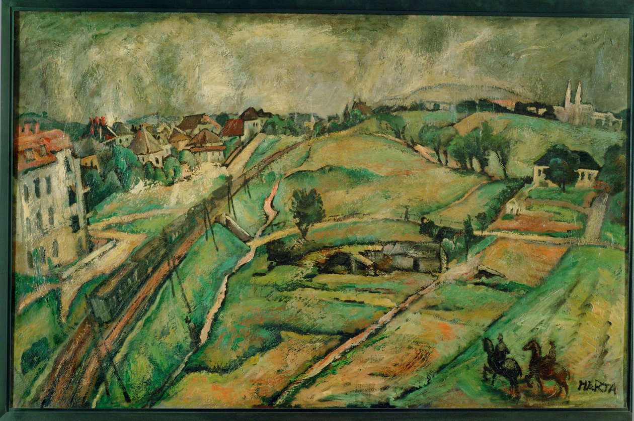 Paesaggio in Unter-St ... (dipinto su tela) da Felix Albrecht Harta