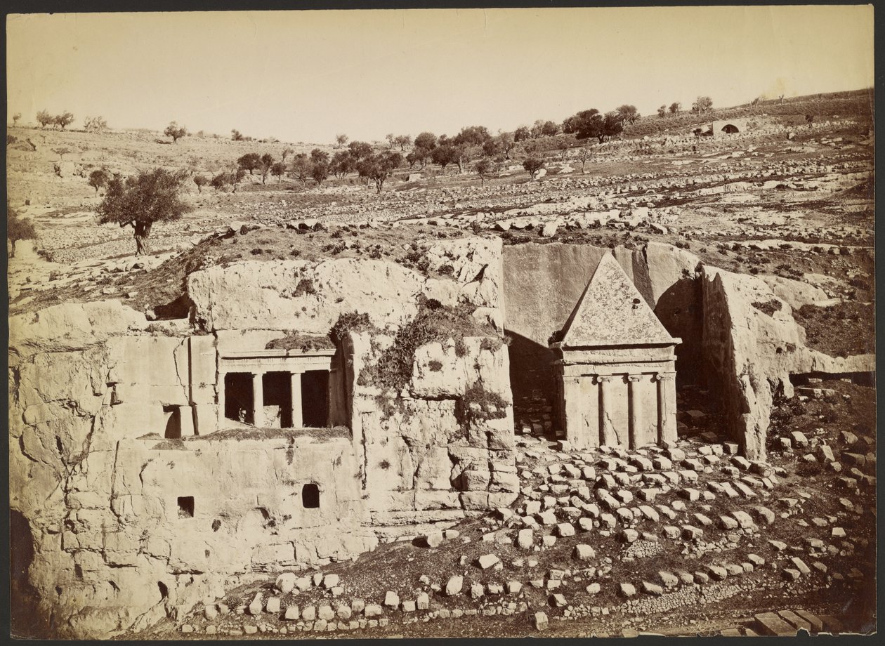 Tomba di Assalonne da Félix Bonfils