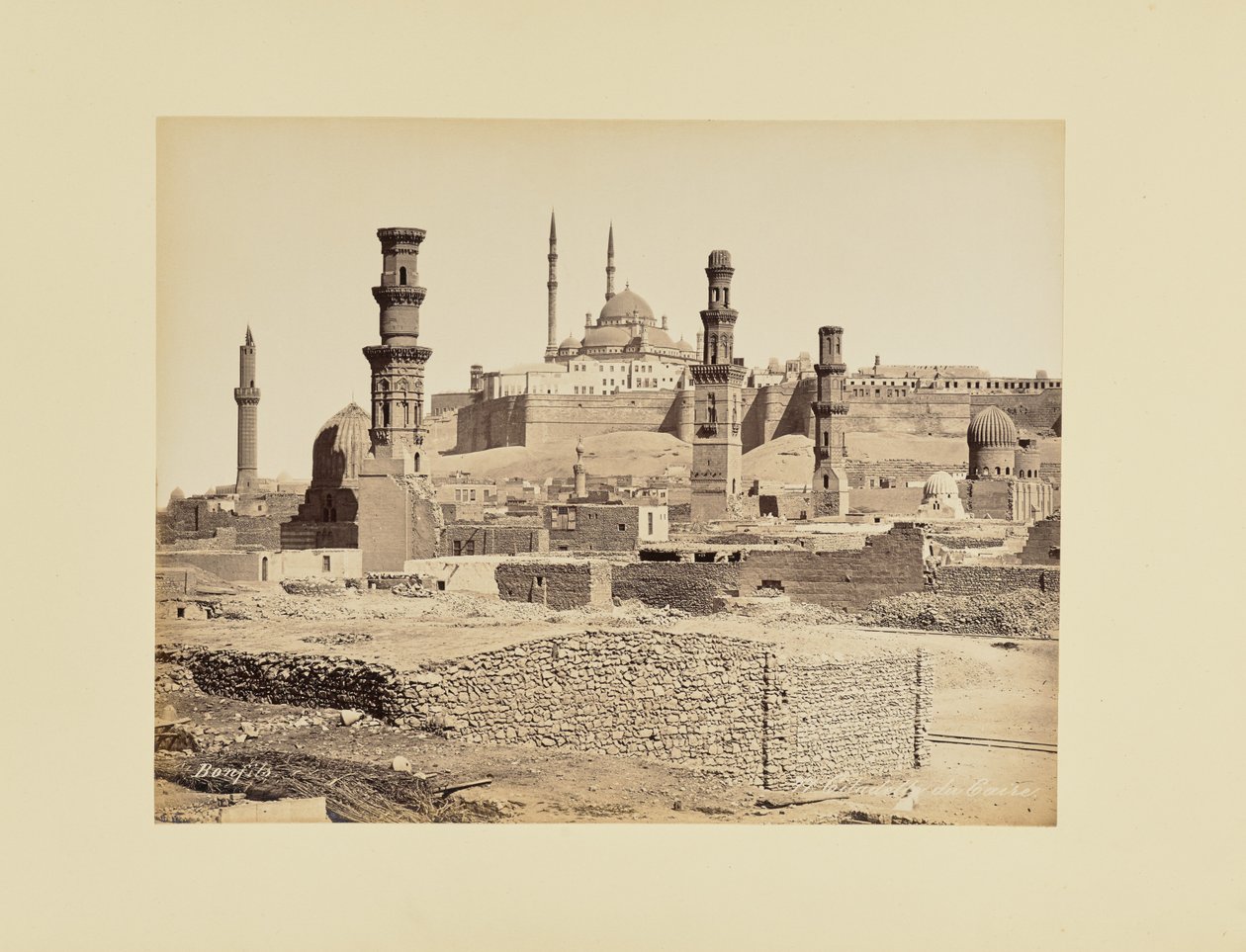 Cittadella del Cairo da Félix Bonfils