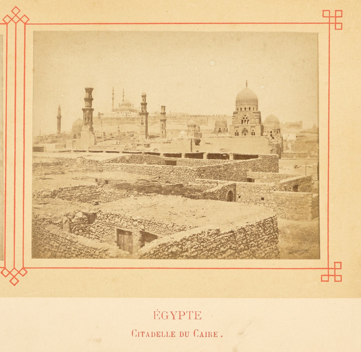 Cittadella del Cairo da Félix Bonfils