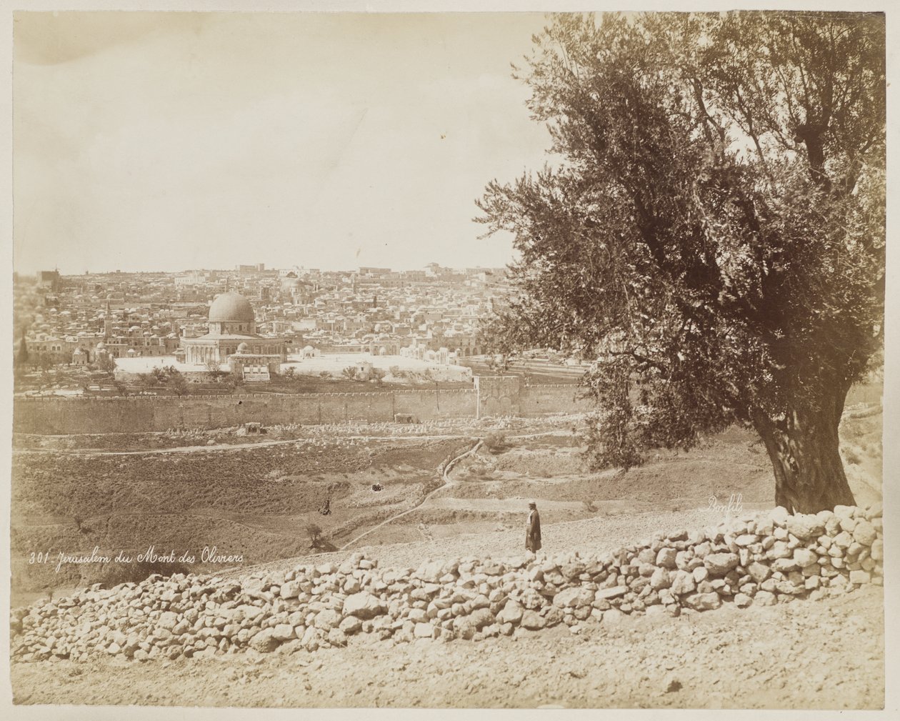 Gerusalemme dal Monte degli Ulivi #301 da Félix Bonfils
