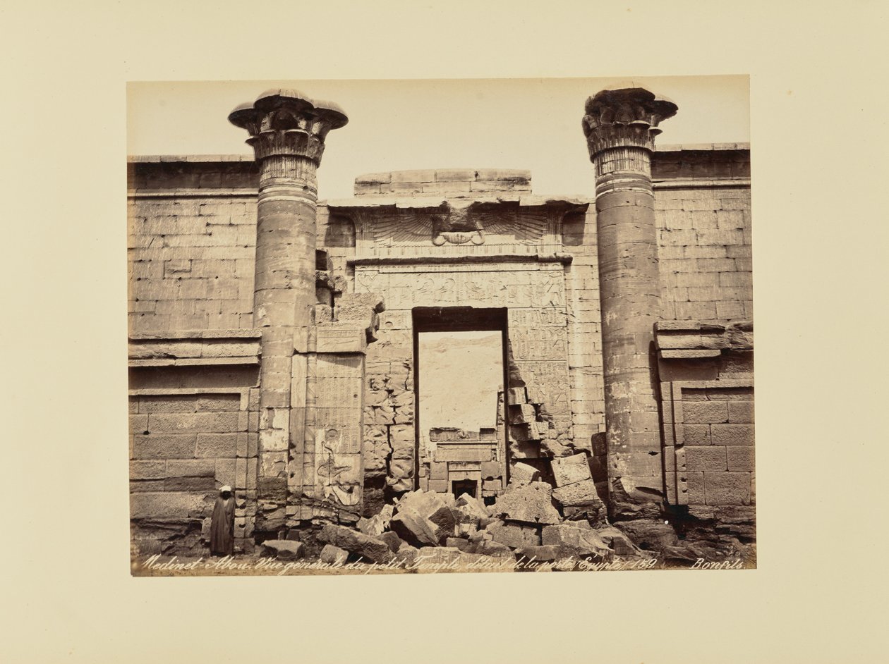 Medinet-Abou. Vista d
