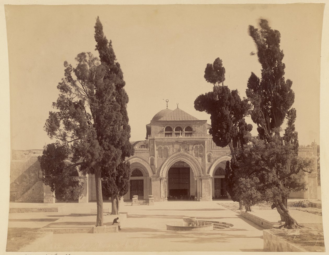 Moschea di Al-Aqsa da Félix Bonfils