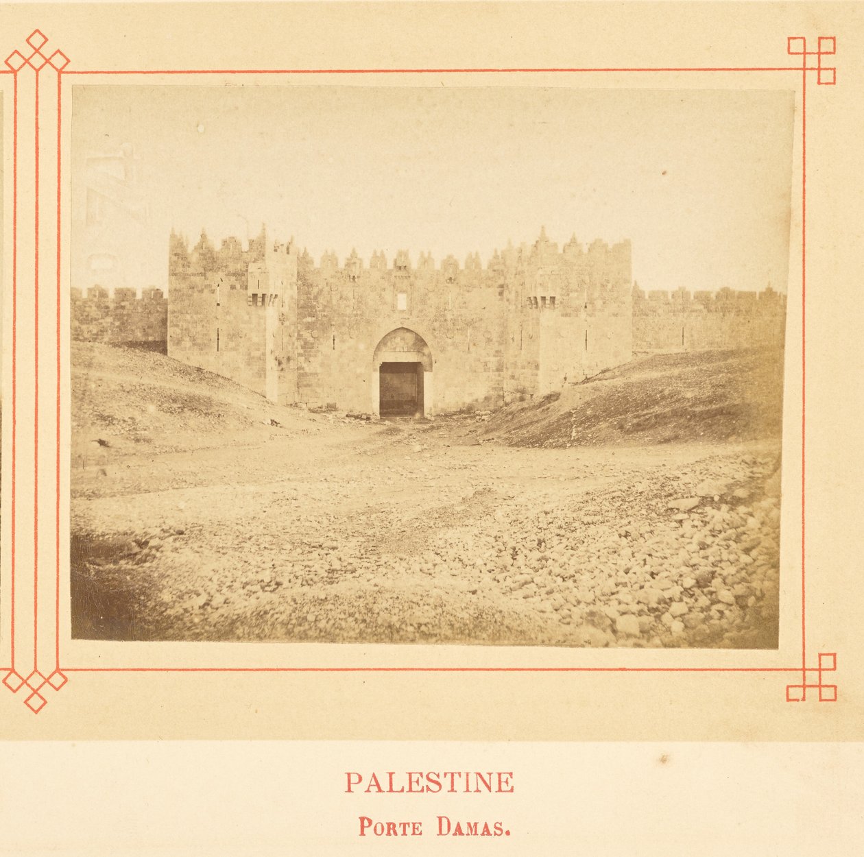 Porta Damasco. da Félix Bonfils