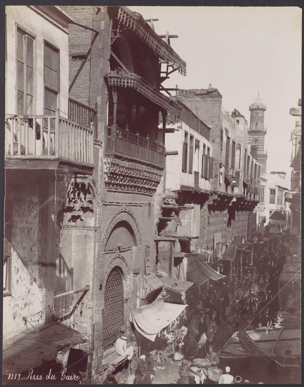 Via del Cairo da Félix Bonfils