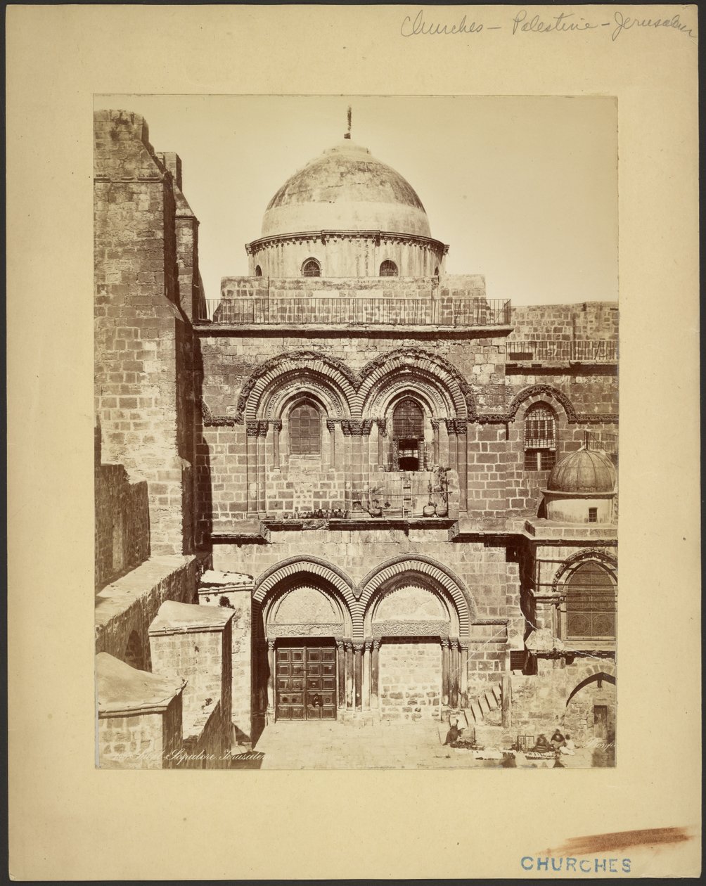 Santo Sepolcro, Gerusalemme da Félix Bonfils