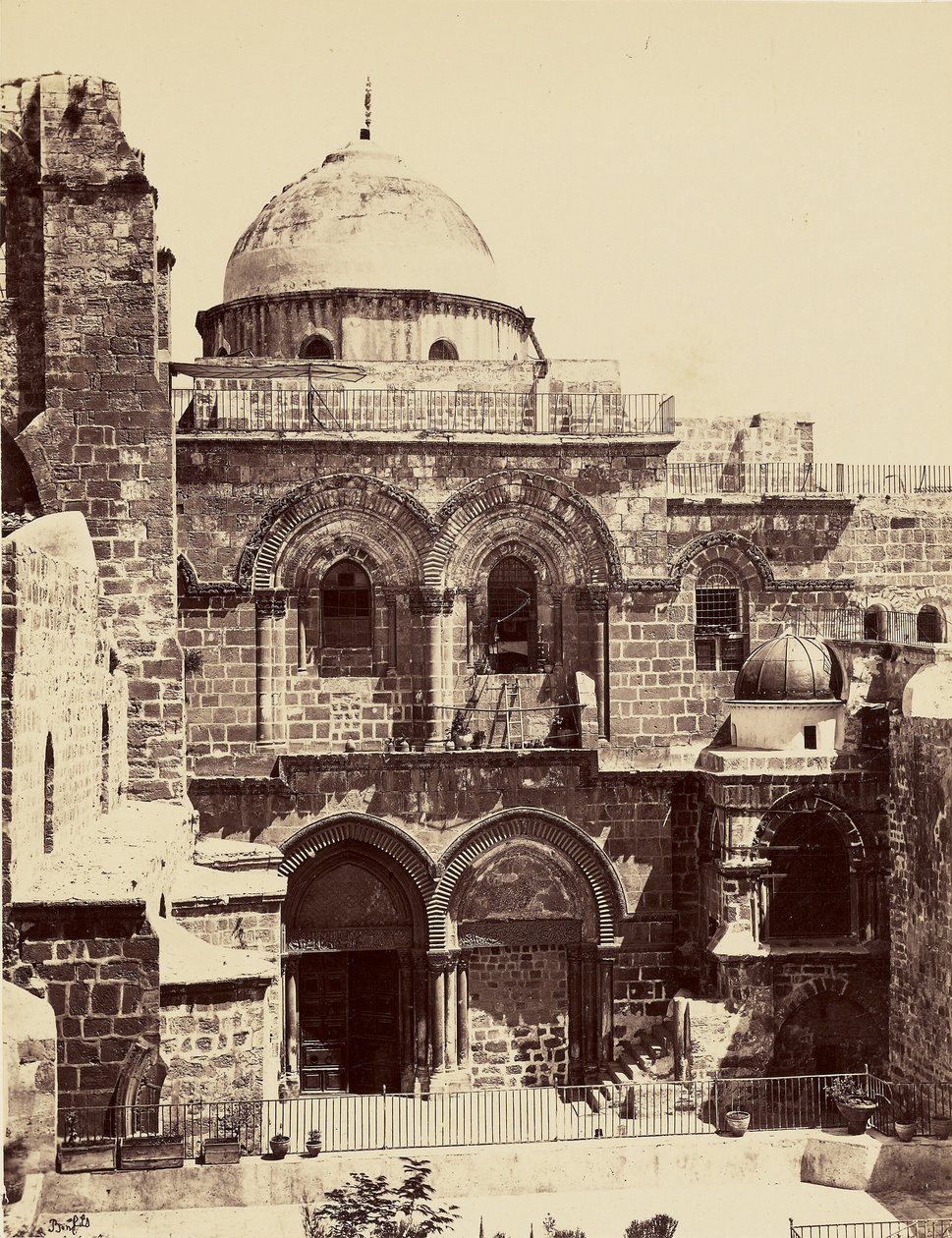 Santo Sepolcro - Gerusalemme da Félix Bonfils