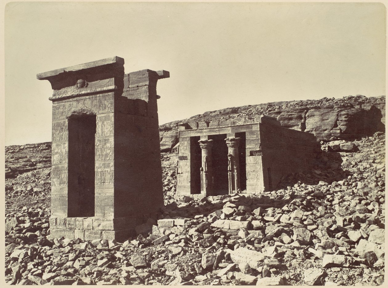 Tempio di Andour da Félix Bonfils