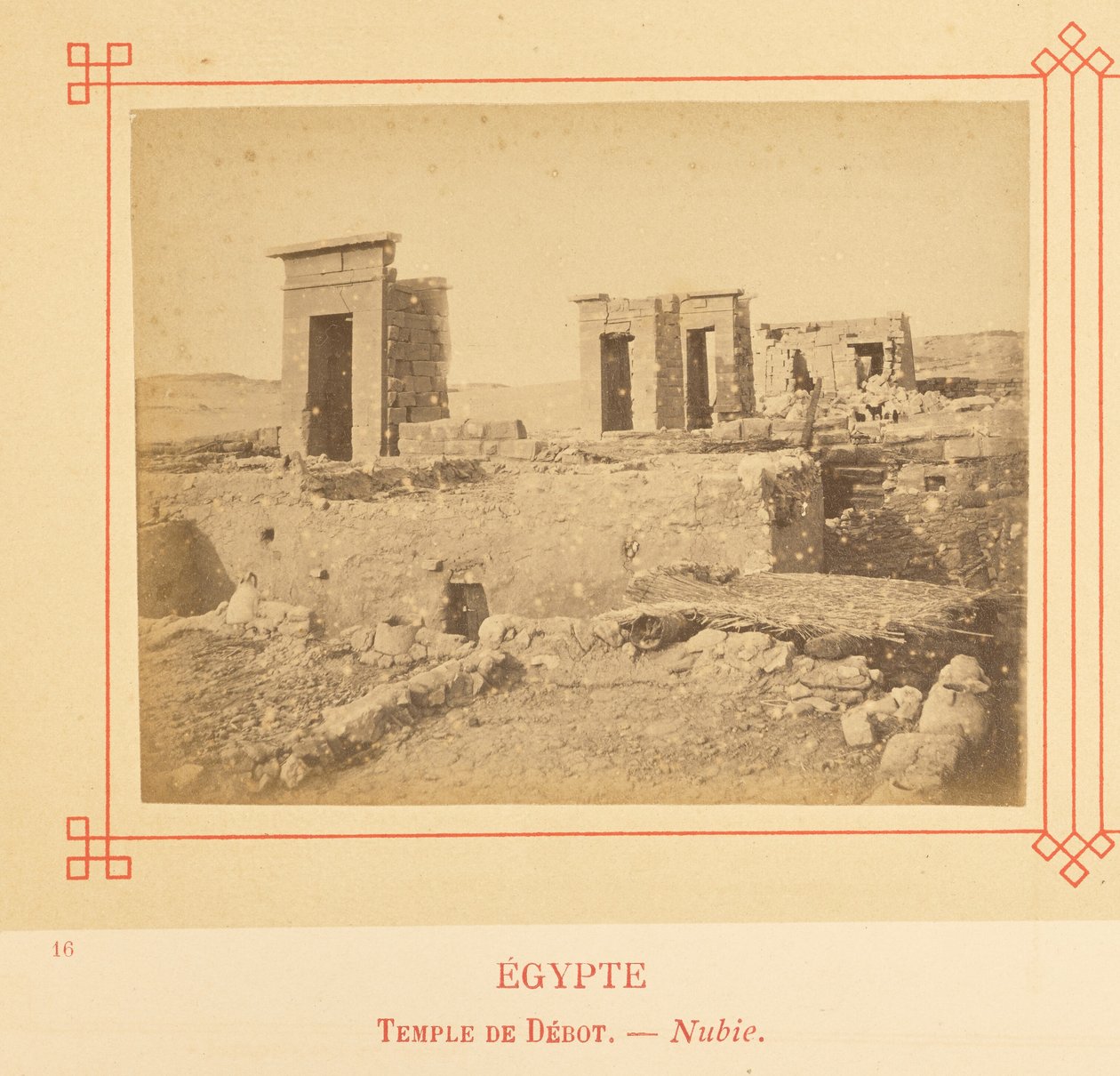 Tempio di Debod - Nubia da Félix Bonfils