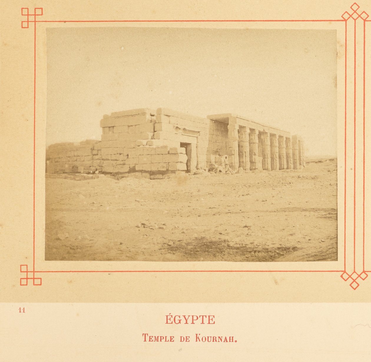 Tempio di Kurnah da Félix Bonfils