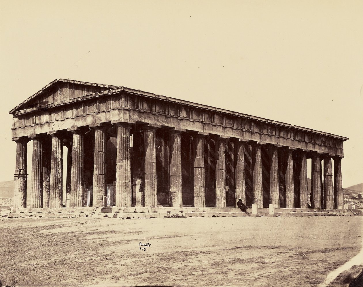 Tempio di Teseo - Atene. [Efesto] da Félix Bonfils